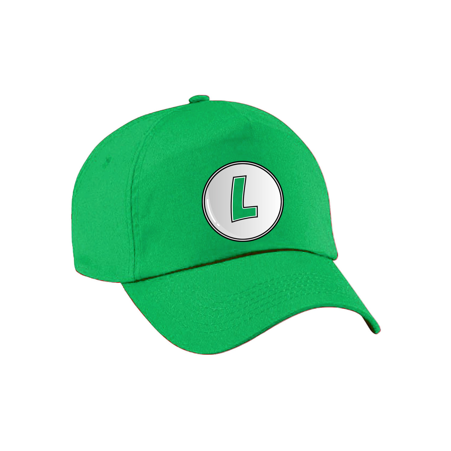 Game verkleed pet loodgieter Luigi groen volwassenen unisex carnaval-themafeest outfit
