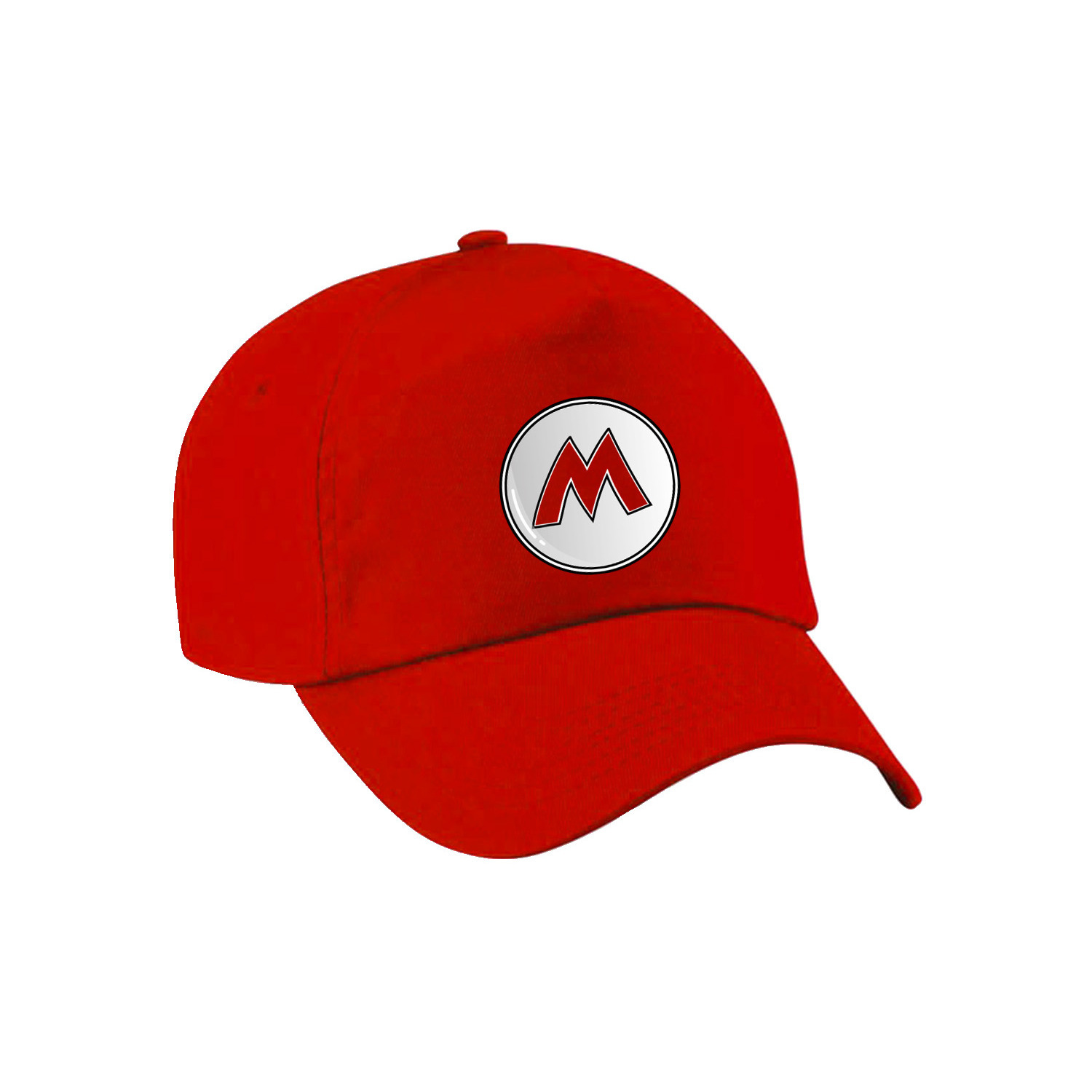 Game verkleed pet loodgieter Mario rood volwassenen unisex carnaval-themafeest outfit