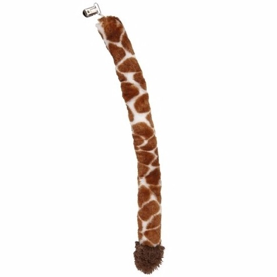 Giraffe staarten pluche 50 cm