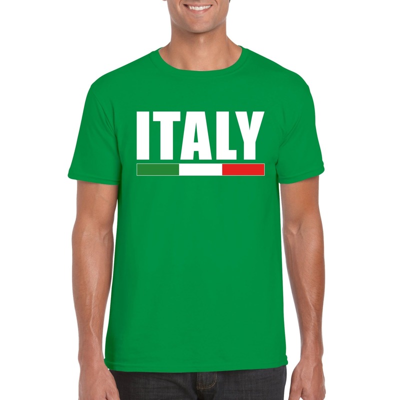 Groen Italie supporter shirt heren