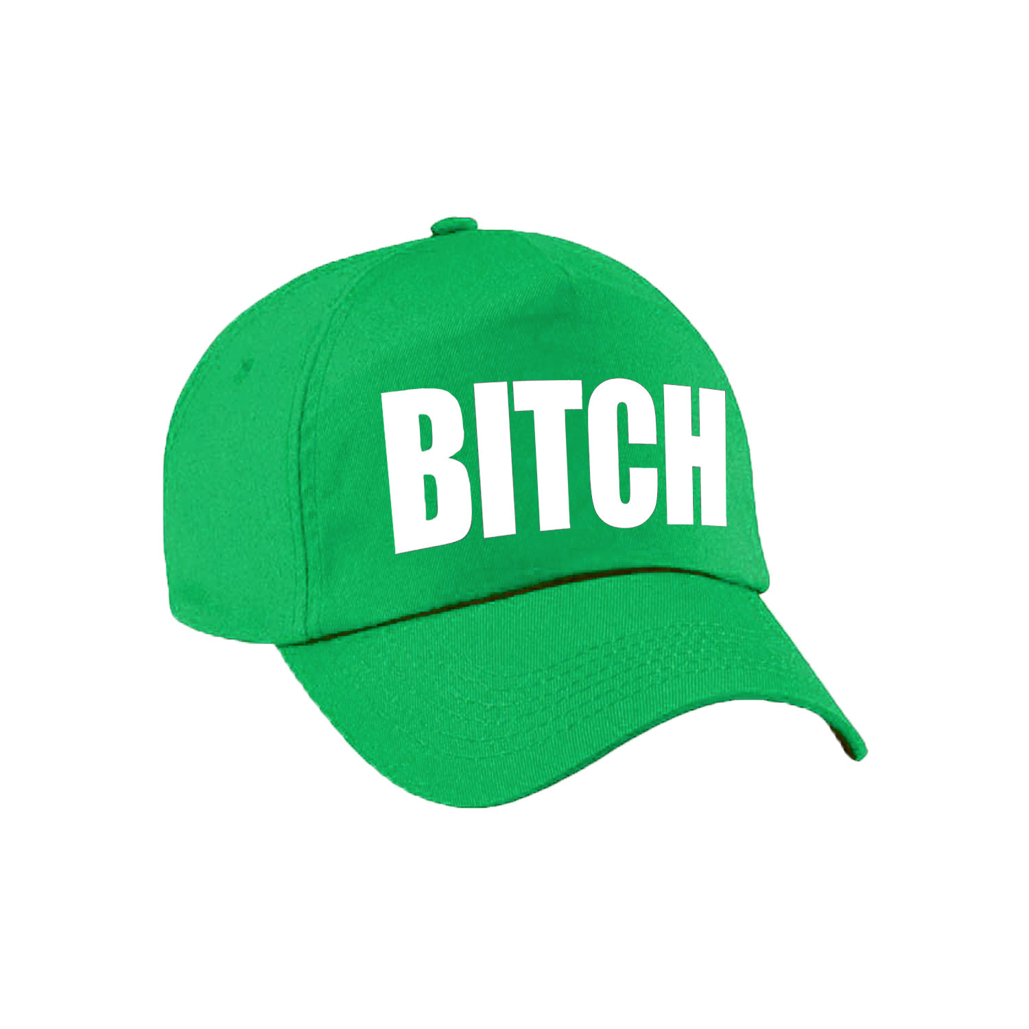 Groene Bitch verkleed pet-cap voor volwassenen