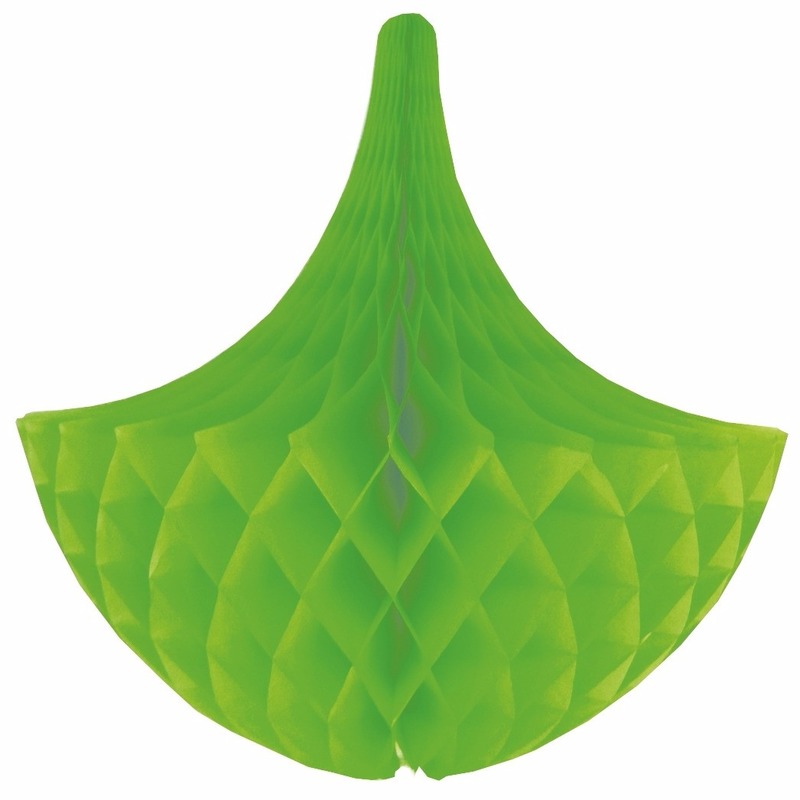 Groene kroonluchter versiering 35 cm