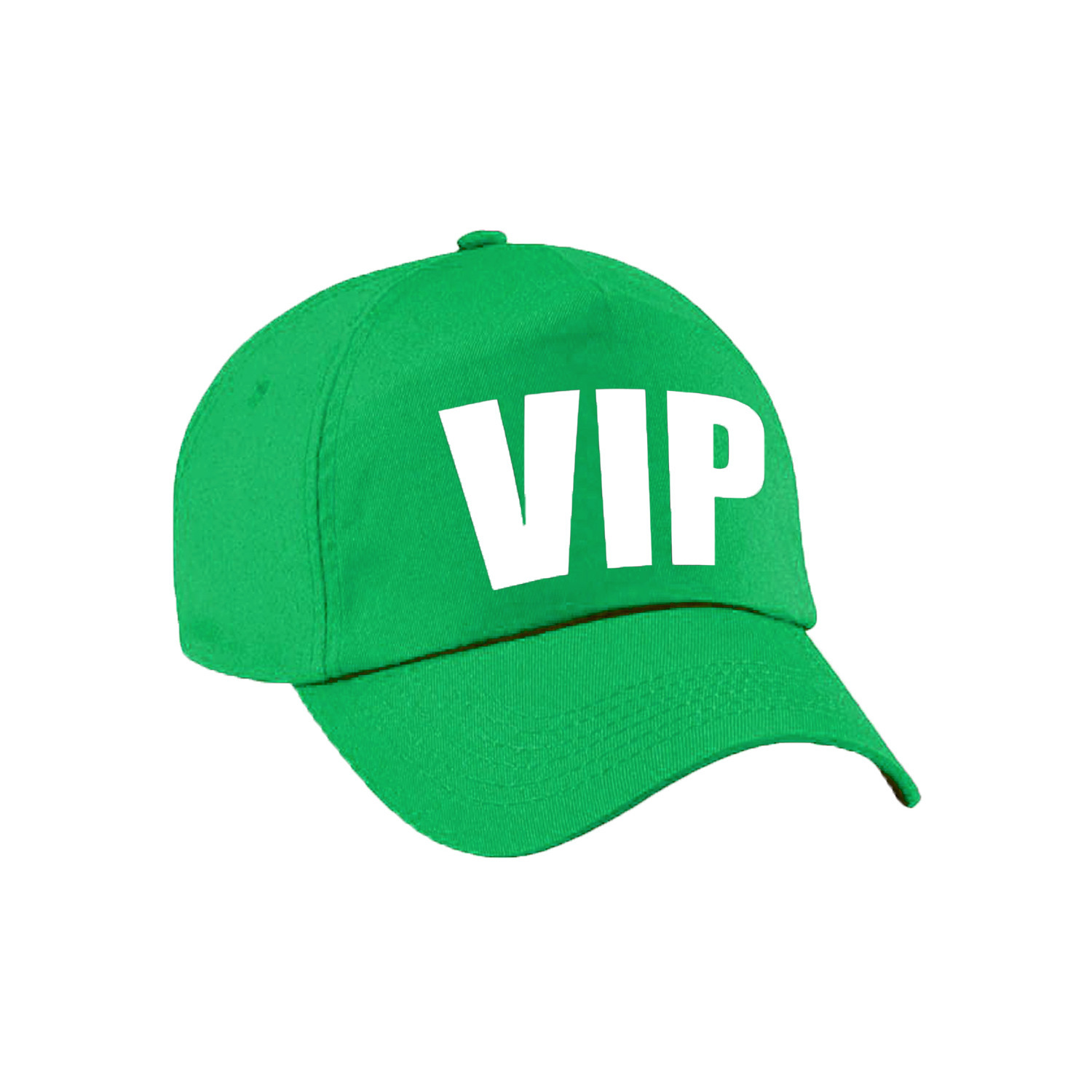 Groene VIP verkleed pet-cap voor volwassenen