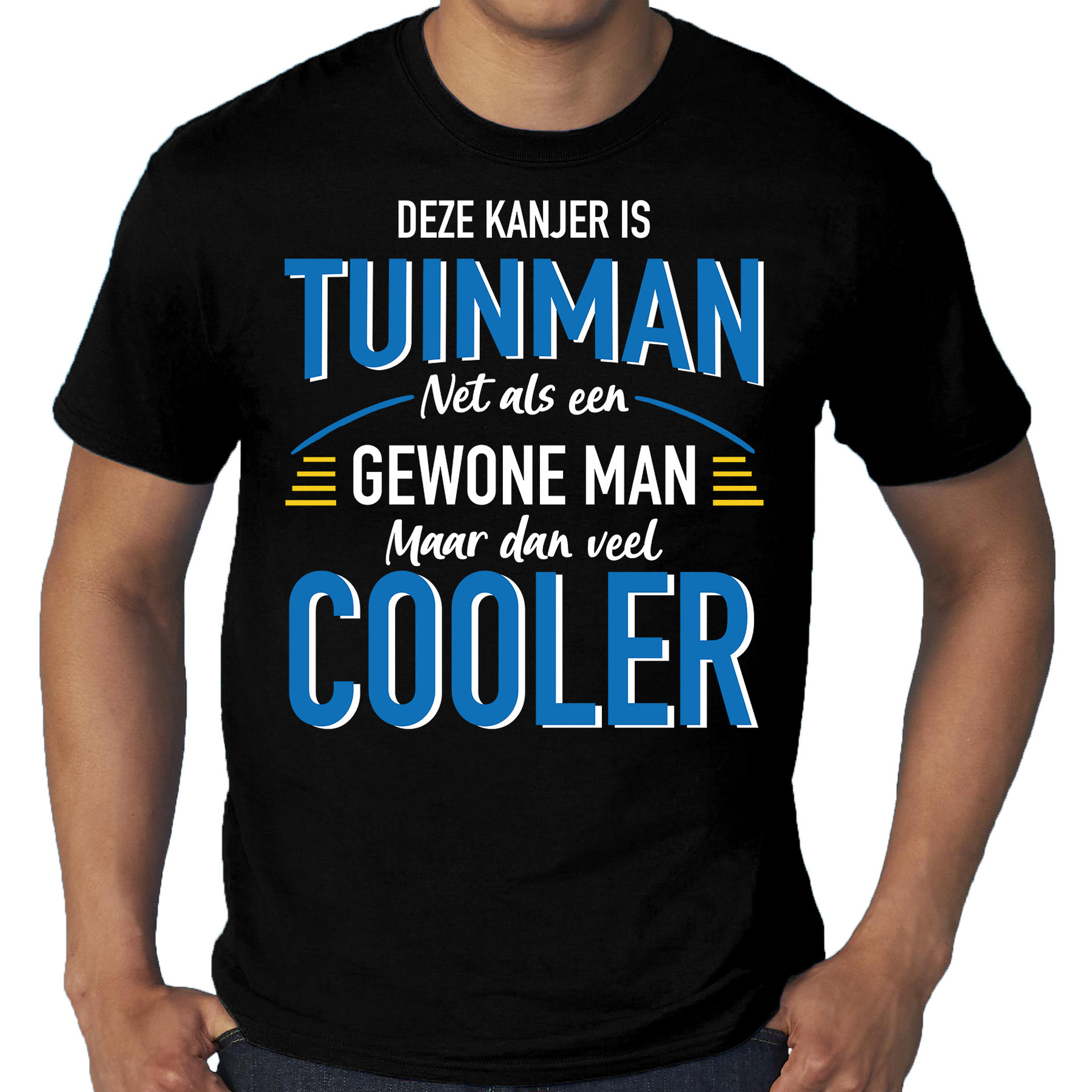 Grote maten Deze kanjer is Tuinman cadeau t-shirt zwart voor heren
