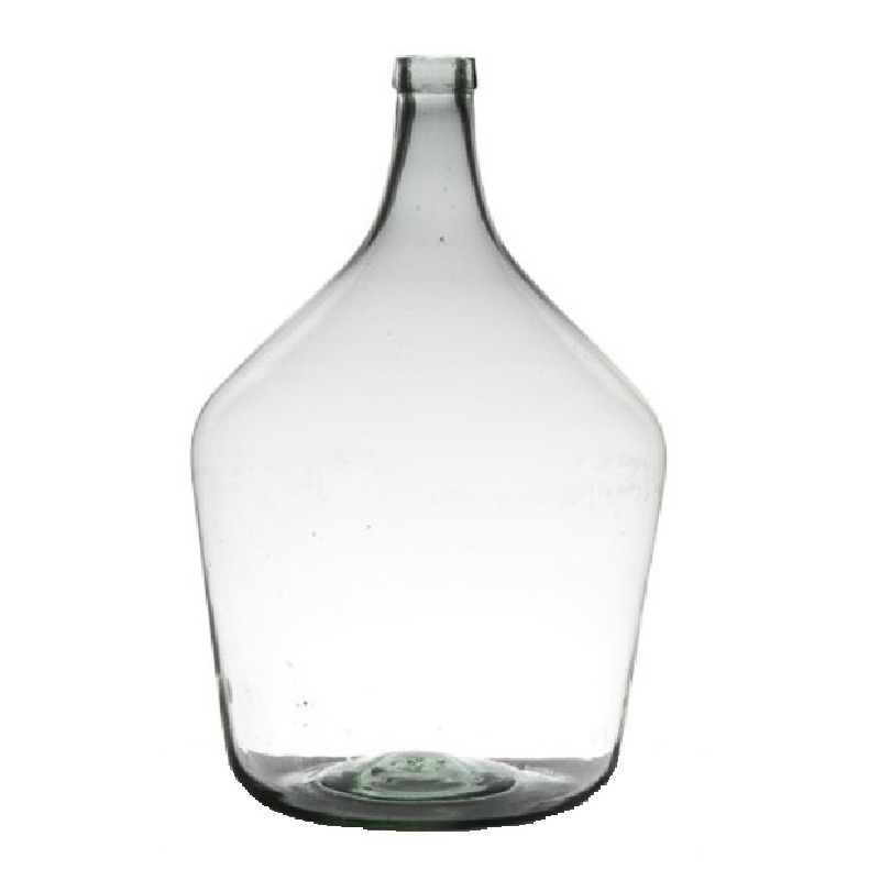 Hakbijl flesvaas van glas transparant B34 x H50 cm Bloemen-takken vaas