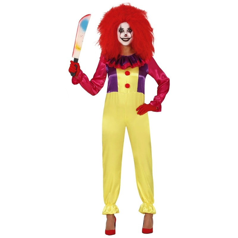 Halloween clown verkleedpak voor dames