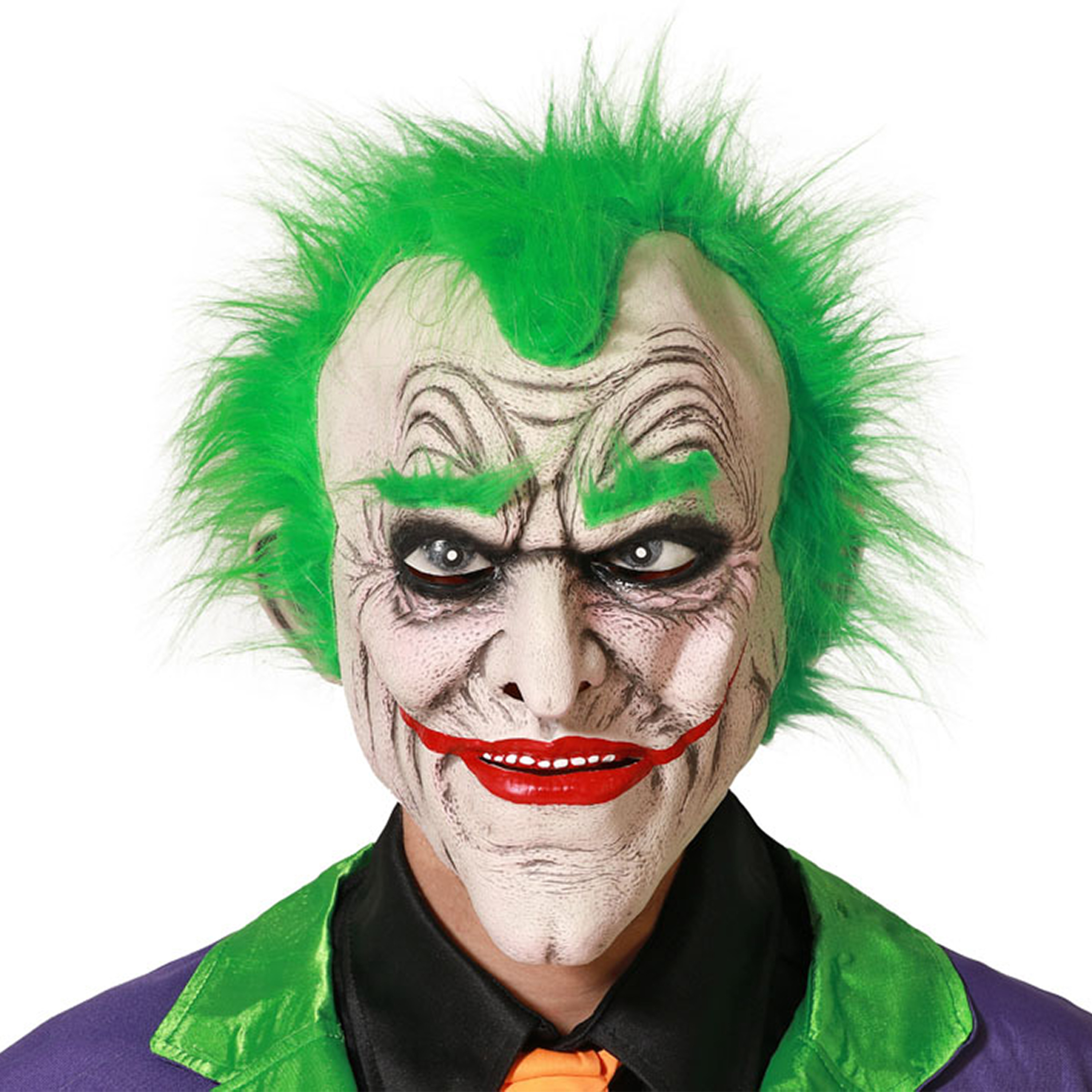 Halloween verkleed masker The Joker Clown volwassenen Latex