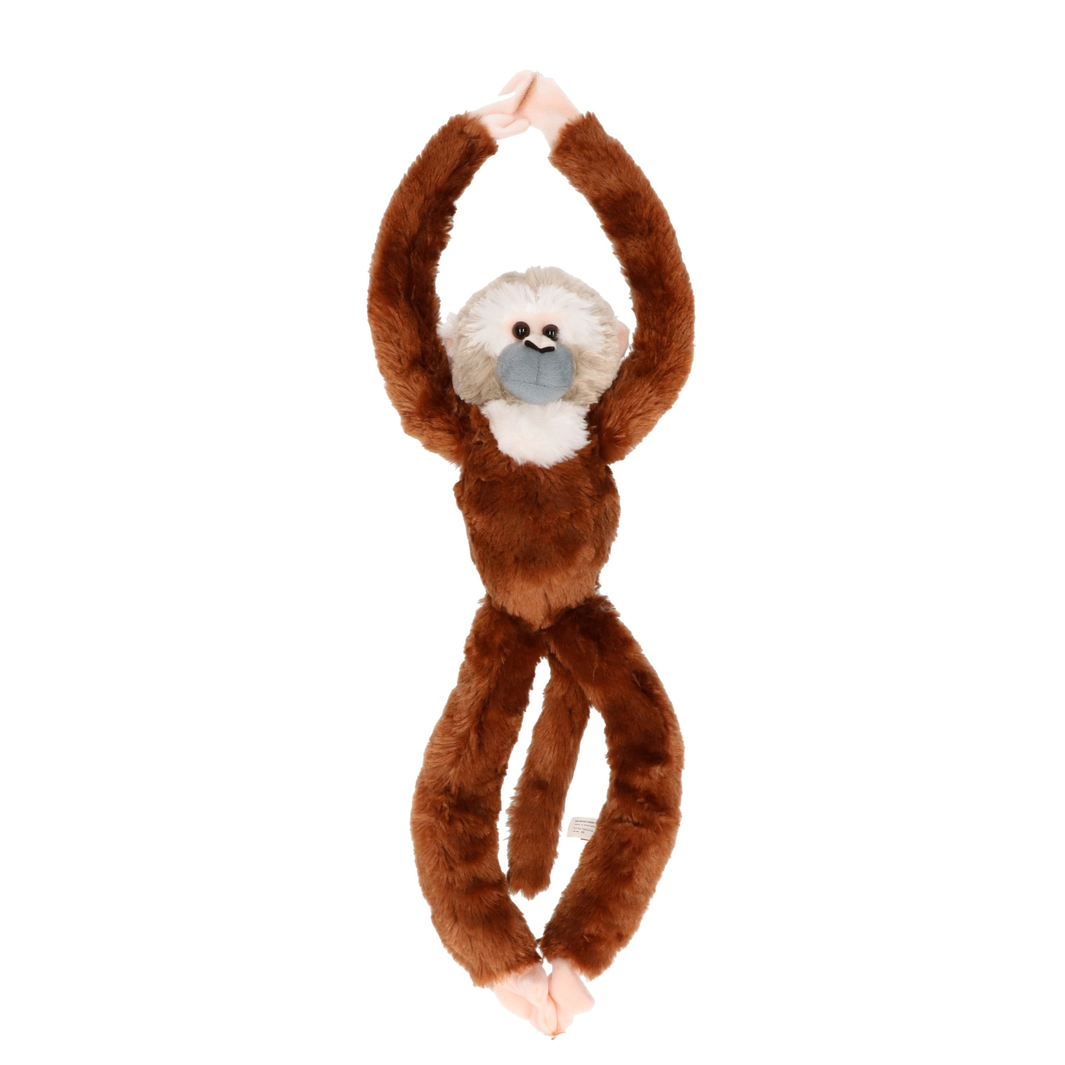Hangende knuffel aap bruin 51 cm