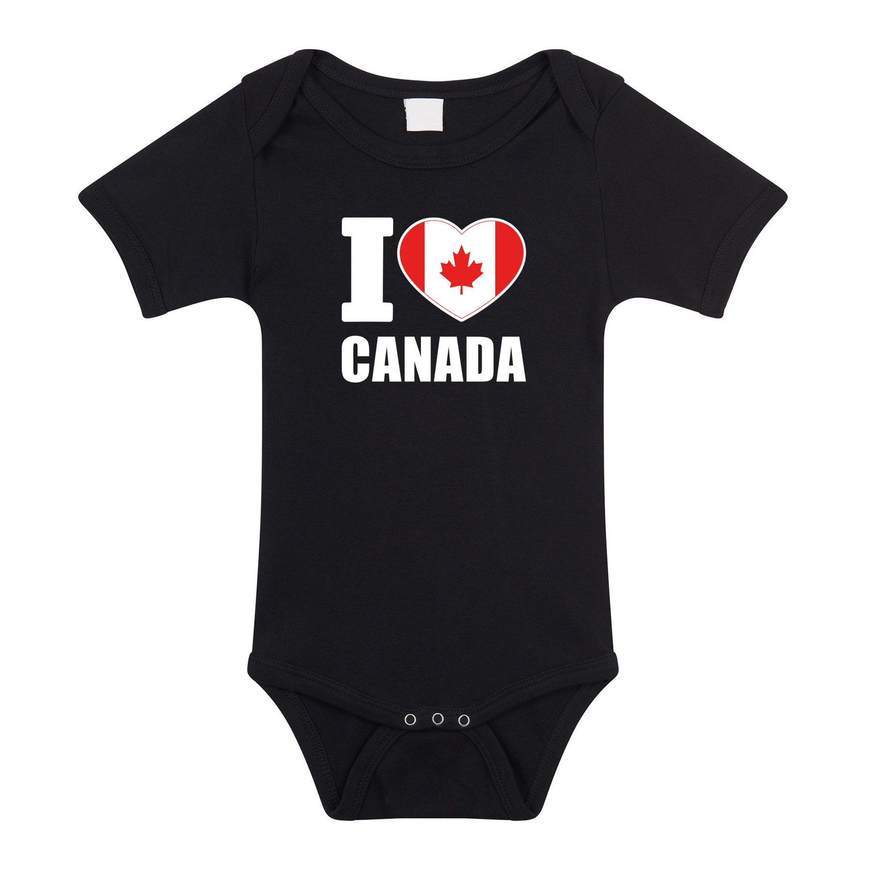 I love Canada baby rompertje zwart jongen-meisje