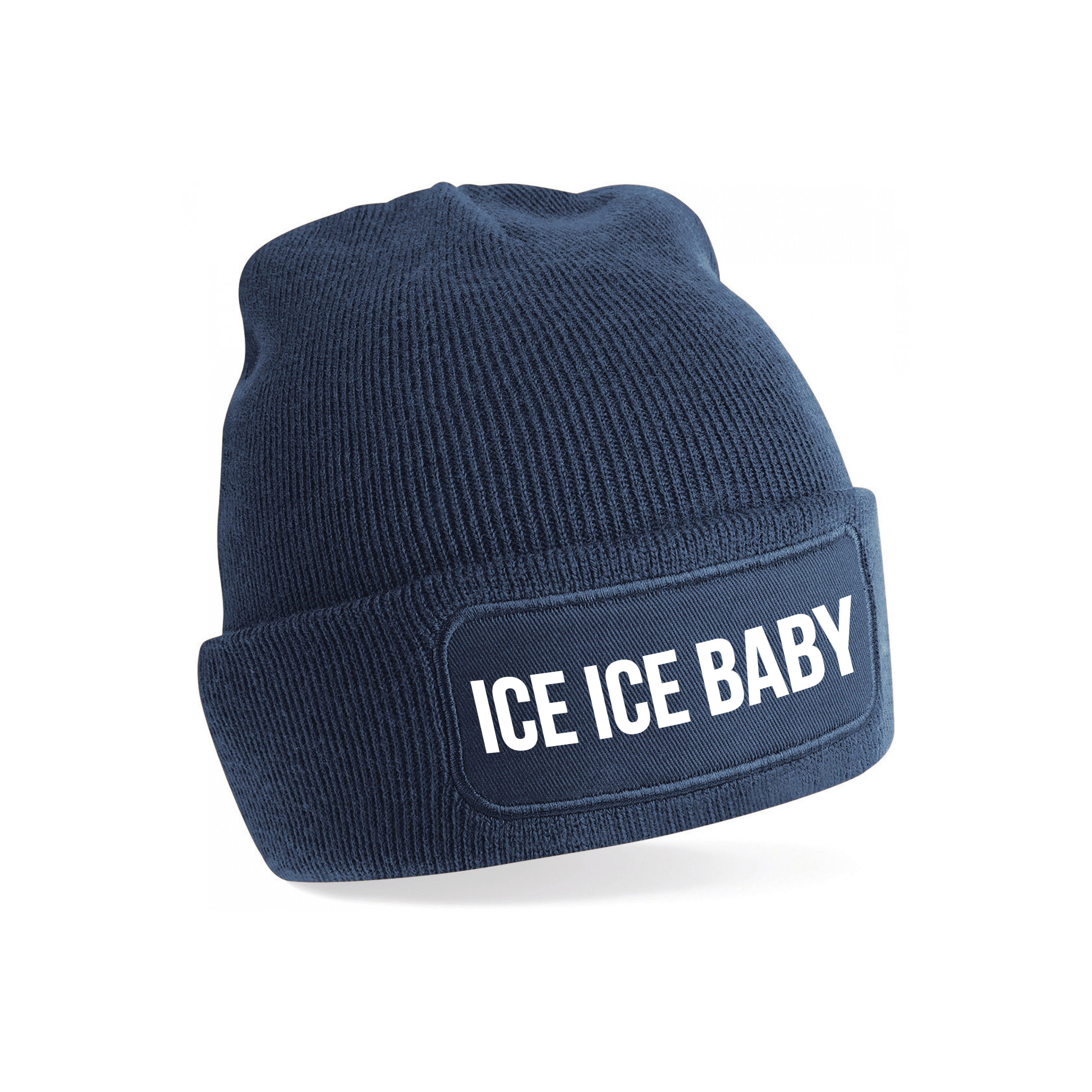 Ice ice baby muts unisex one size navy
