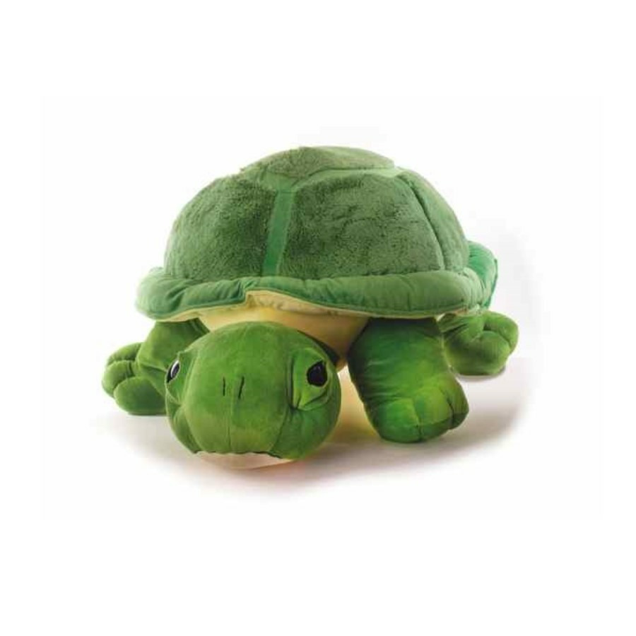 Inware pluche schildpad knuffeldier groen staand 53 cm