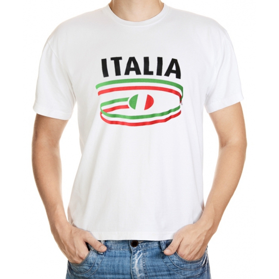 Italie vlaggen t-shirts voor heren
