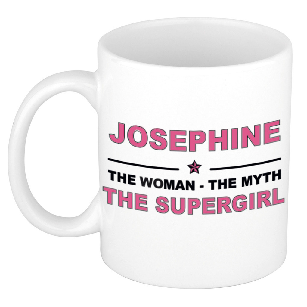Josephine The woman, The myth the supergirl verjaardagscadeau mok-beker keramiek 300 ml