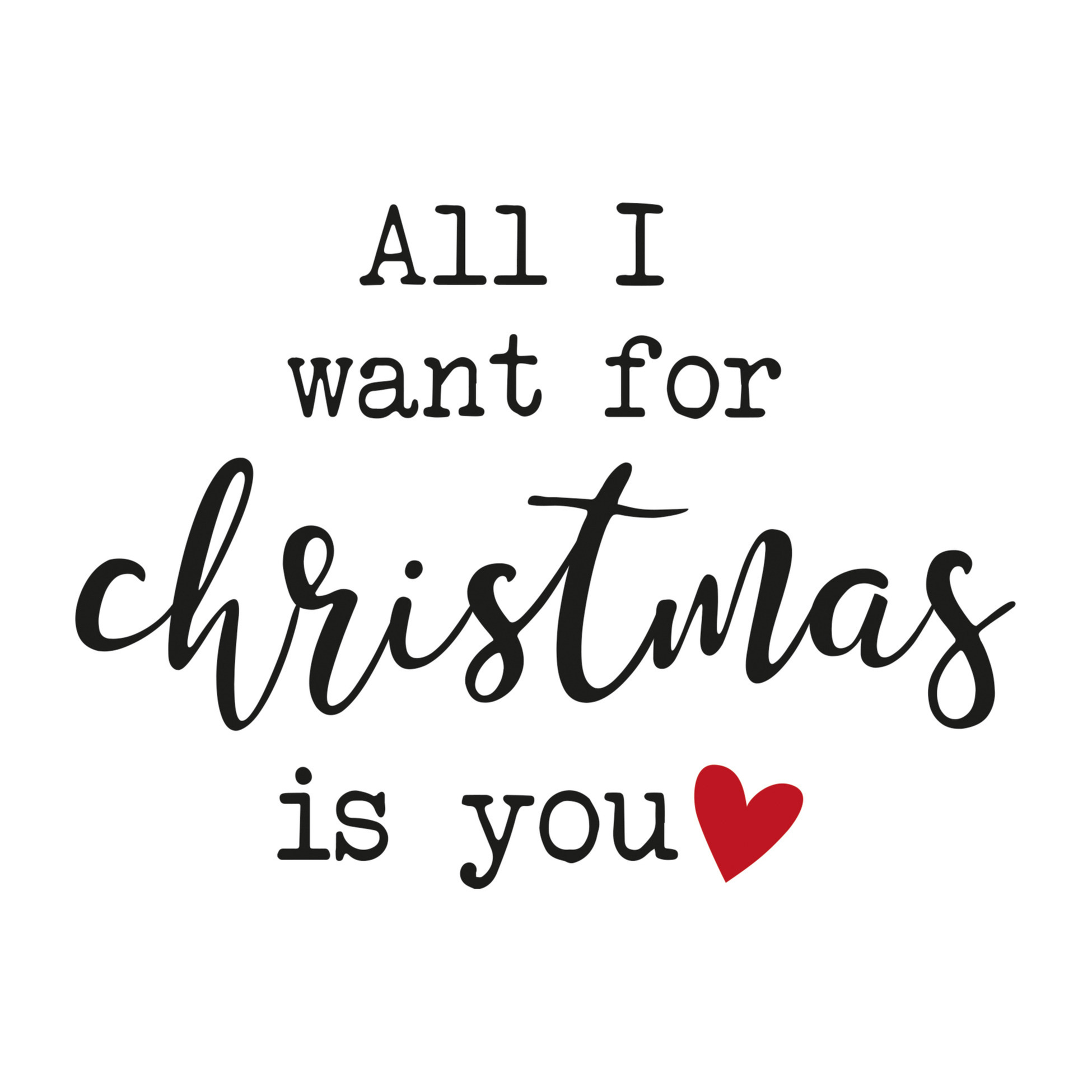 Kerst thema servetten 20x st 33 x 33 cm All I want for christmas