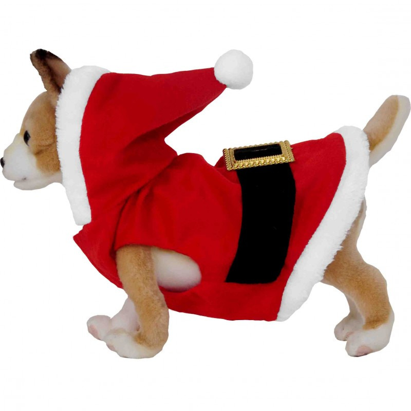 Kerstman jasje voor kleine hondjes-honden