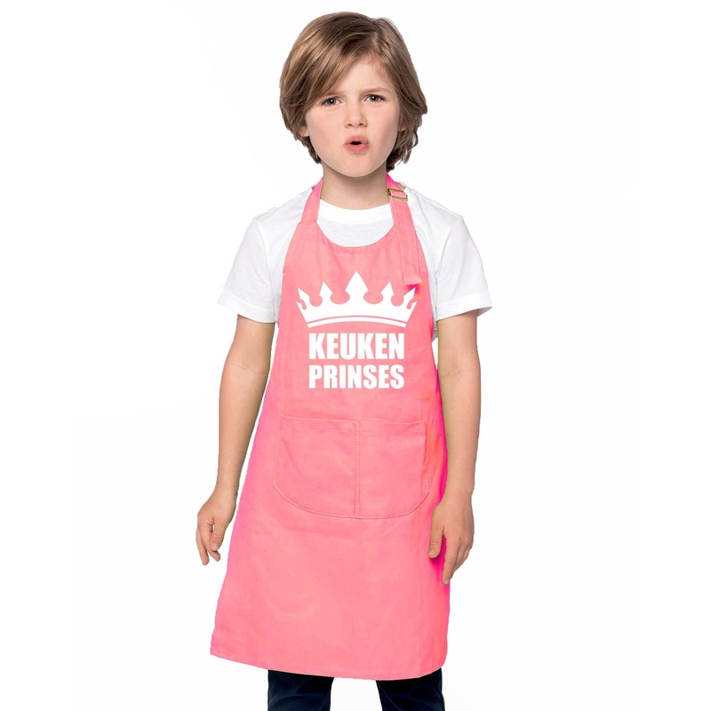 Keukenprinses kookschort meisjes roze