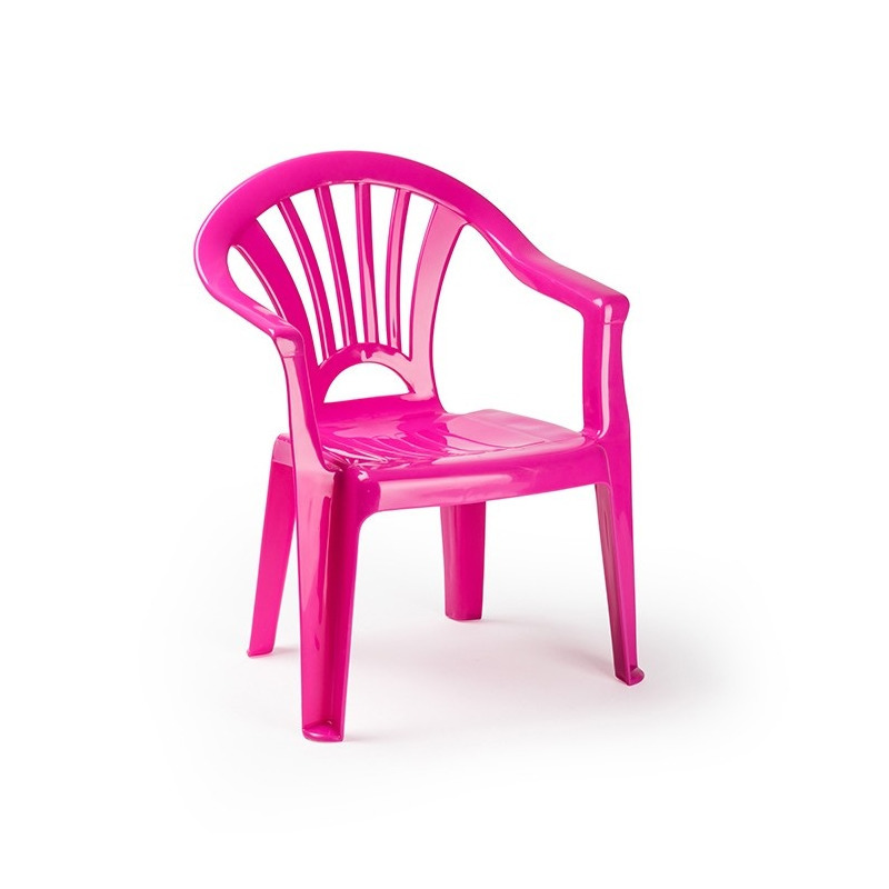 Kinderstoelen fel roze kunststof 35 x 28 x 50 cm
