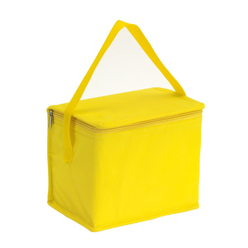 Kleine koeltas voor lunch geel 20 x 13 x 17 cm 4.5 liter