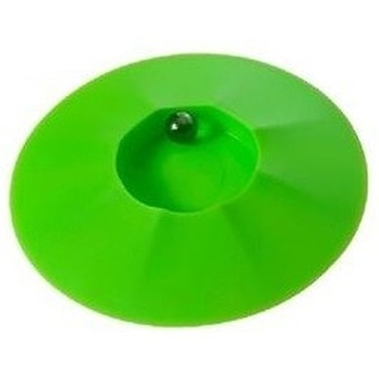 Knikker speelset met groen knikkerpot 17 cm