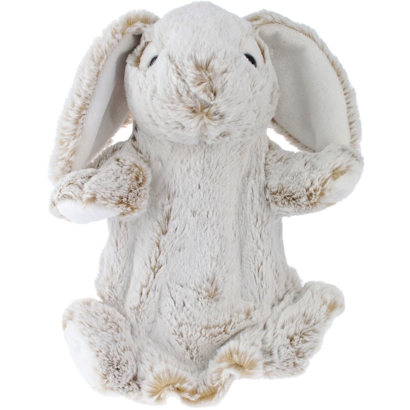 Knuffel handpop konijn-haas bruin 25 cm knuffels kopen