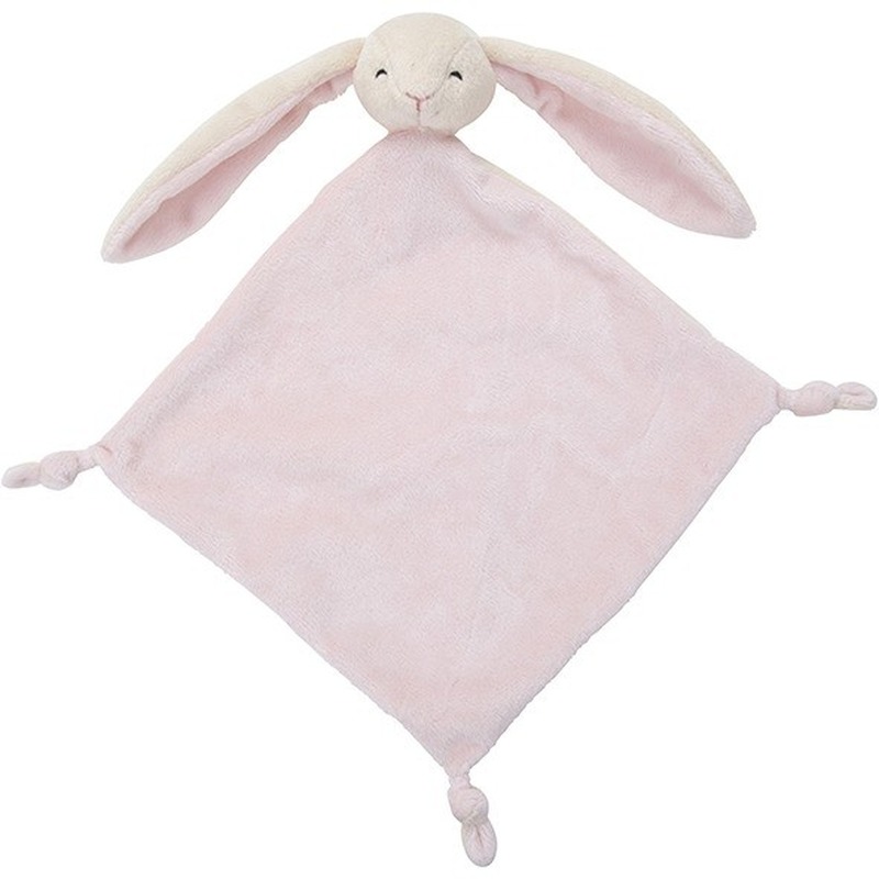 Knuffel konijn-haas roze 40 cm kraamcadeau-kraamkado knuffels kopen