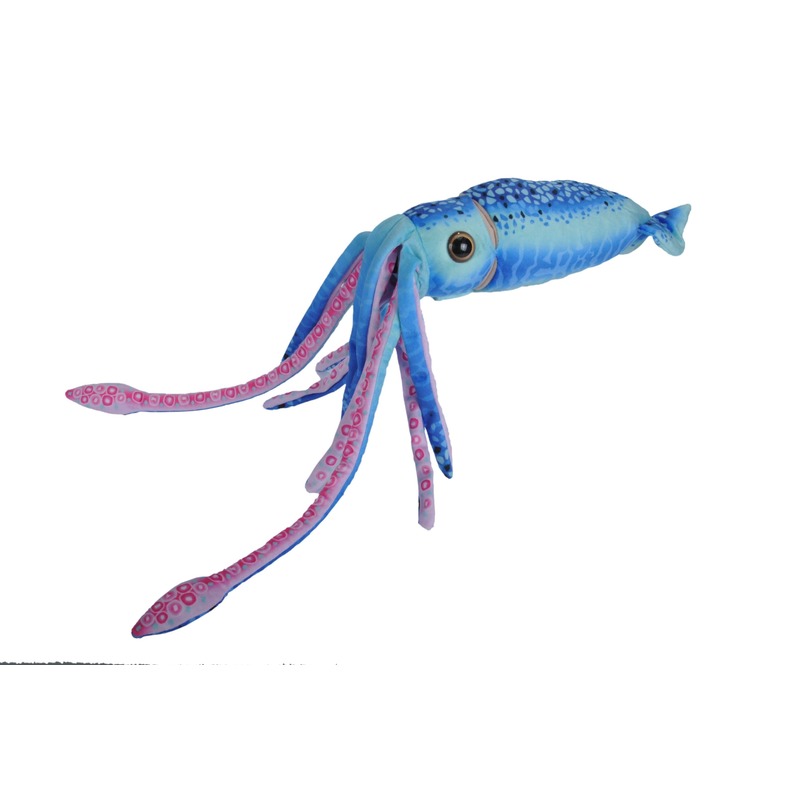 Knuffel octopus blauw 38 cm knuffels kopen