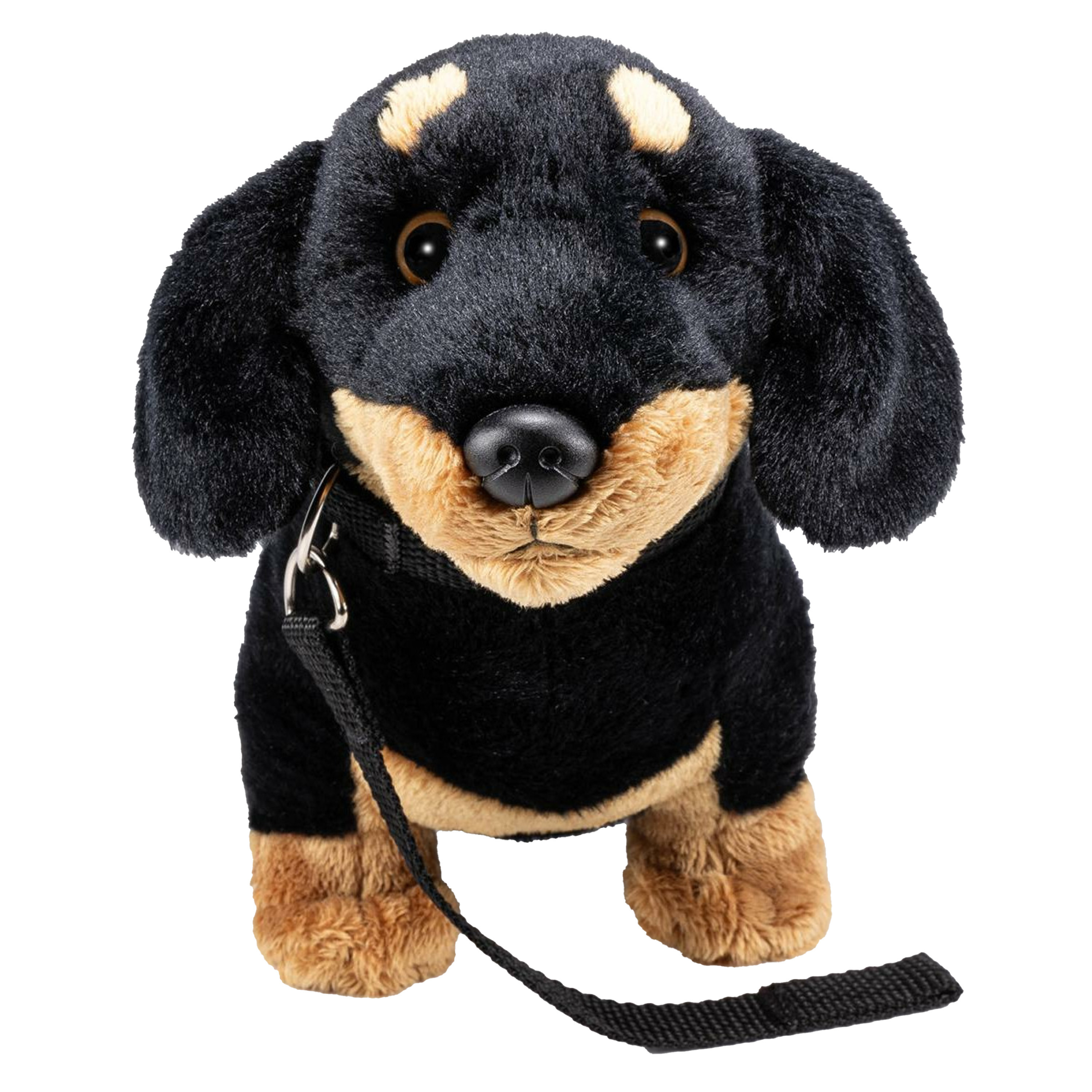 Knuffeldier Teckel hond zachte pluche stof premium kwaliteit knuffels 30 cm