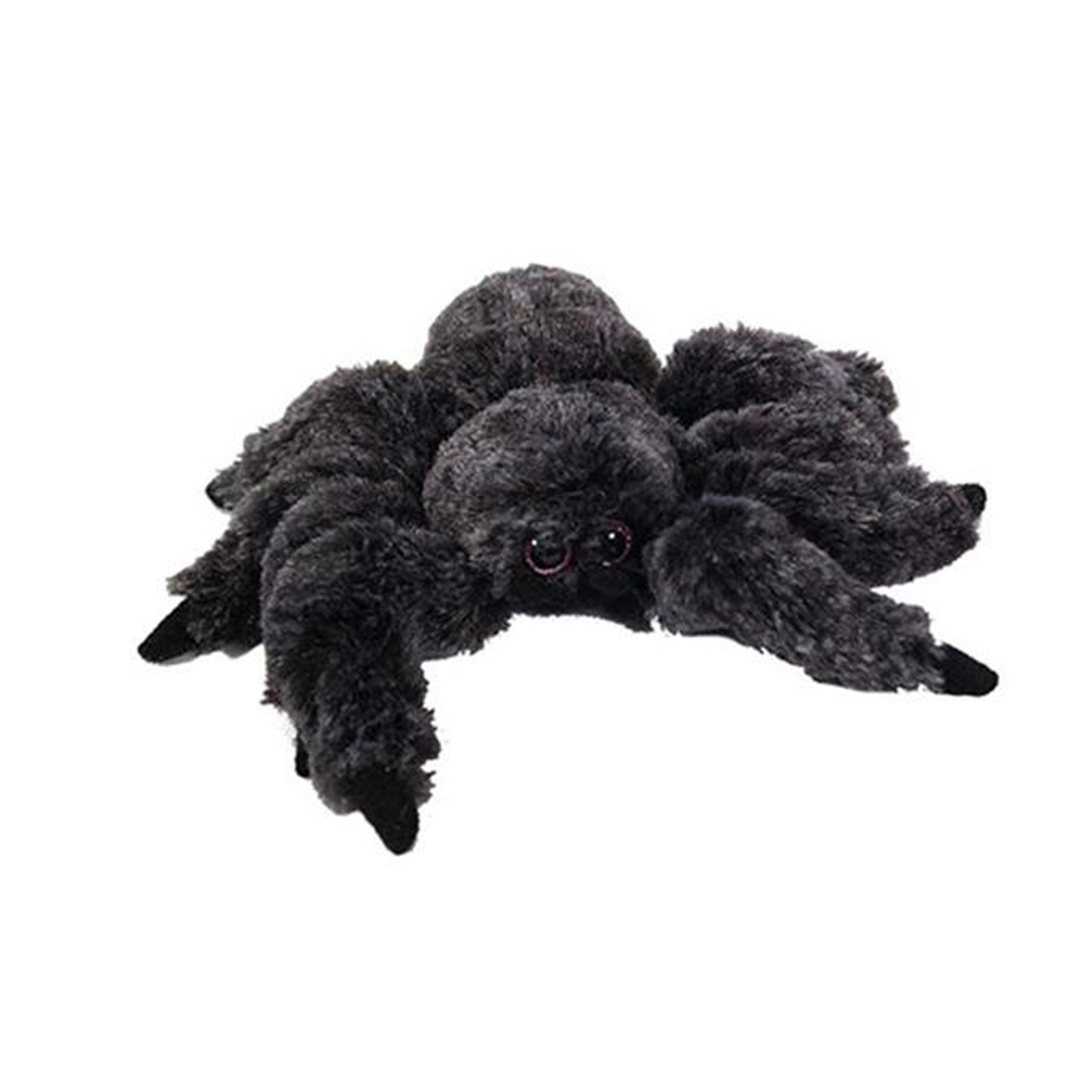 Knuffeldier Vogelspin zachte pluche stof zwart premium kwaliteit knuffels 13 cm