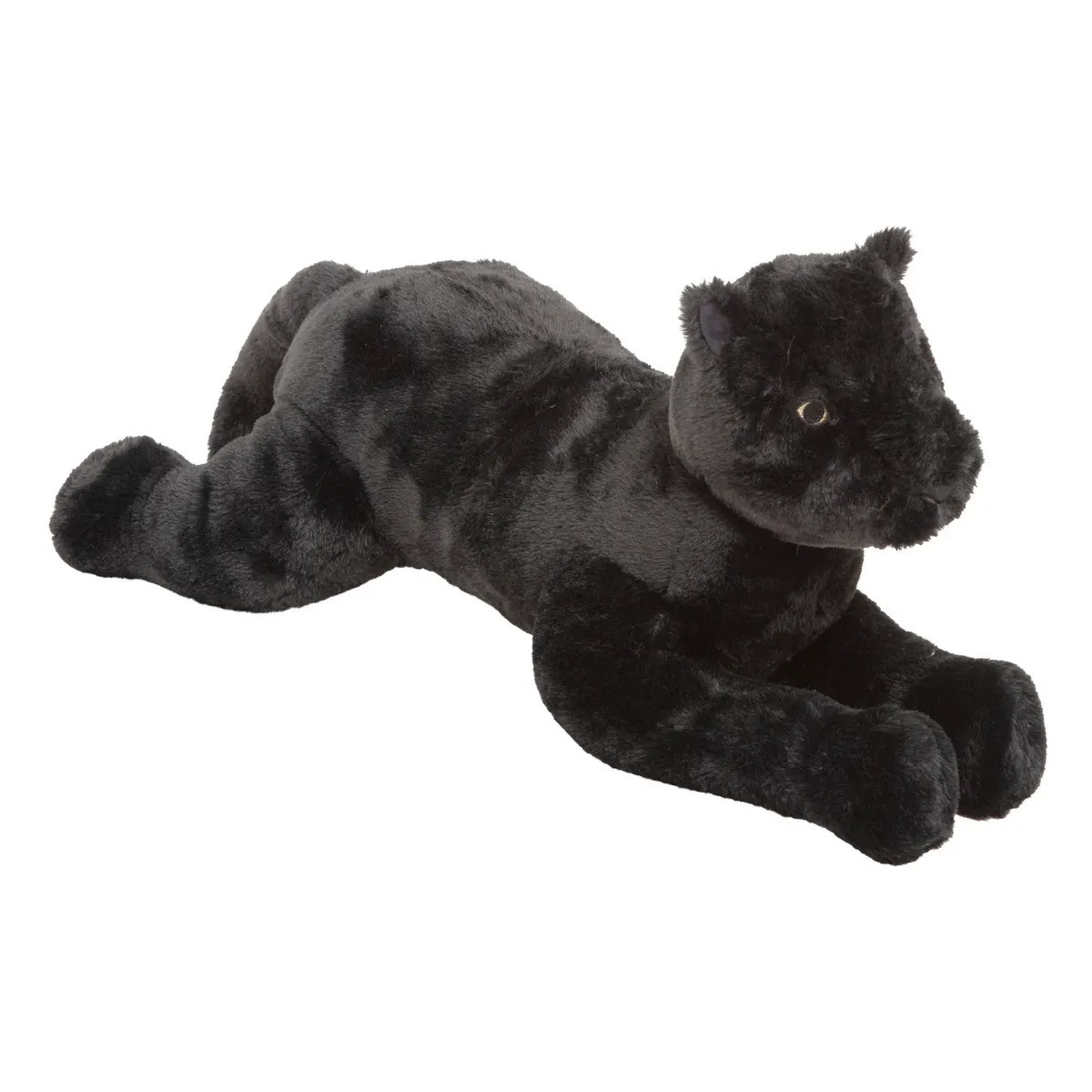 Knuffeldier Zwarte Panter Joey zachte pluche stof wilde dieren knuffels 70 cm