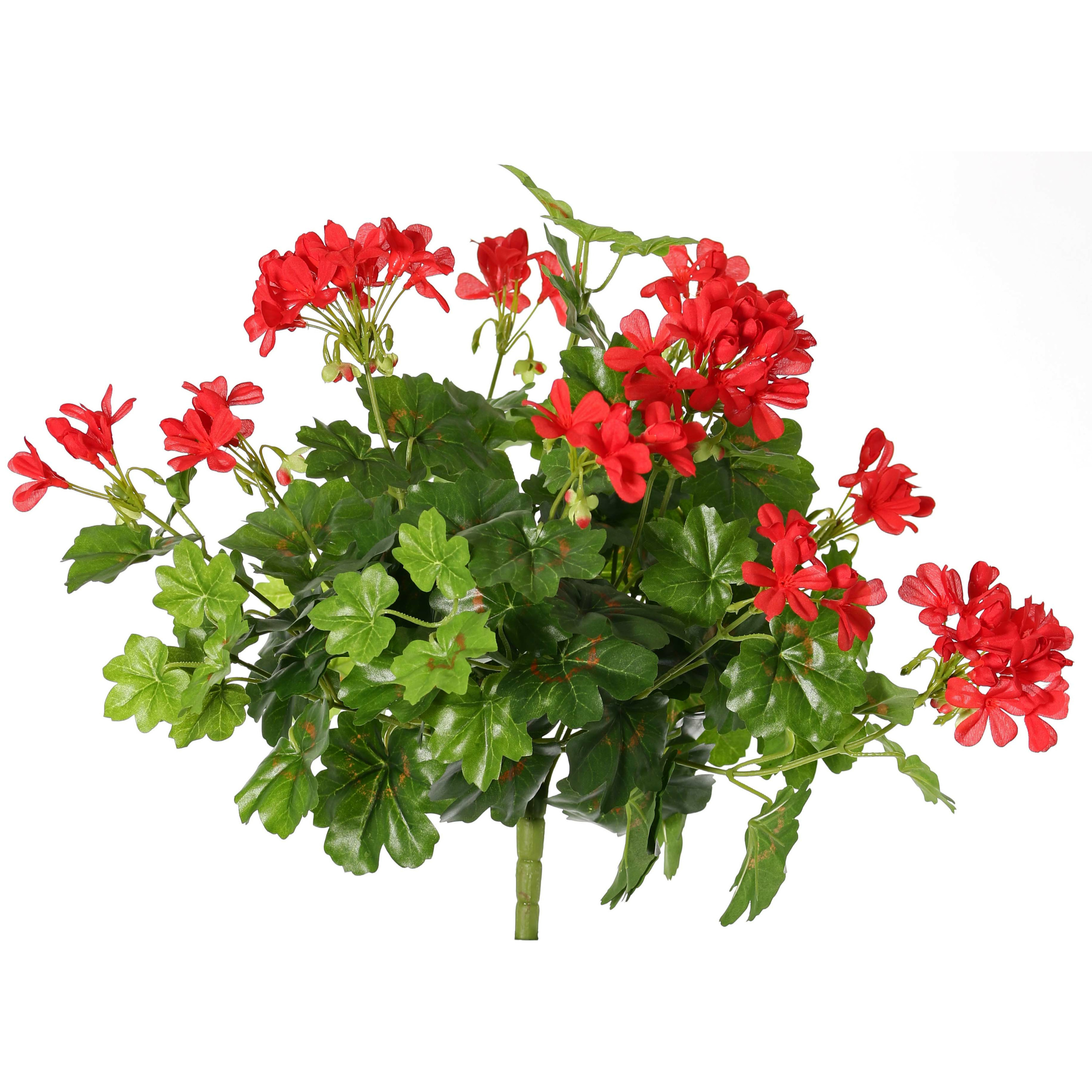 Kunstbloemen boeketje Oostenrijkse geranium rood 40 cm