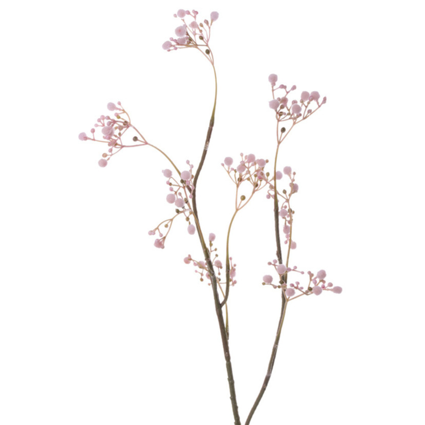 Kunstbloemen Gipskruid-Gypsophila takken roze 66 cm