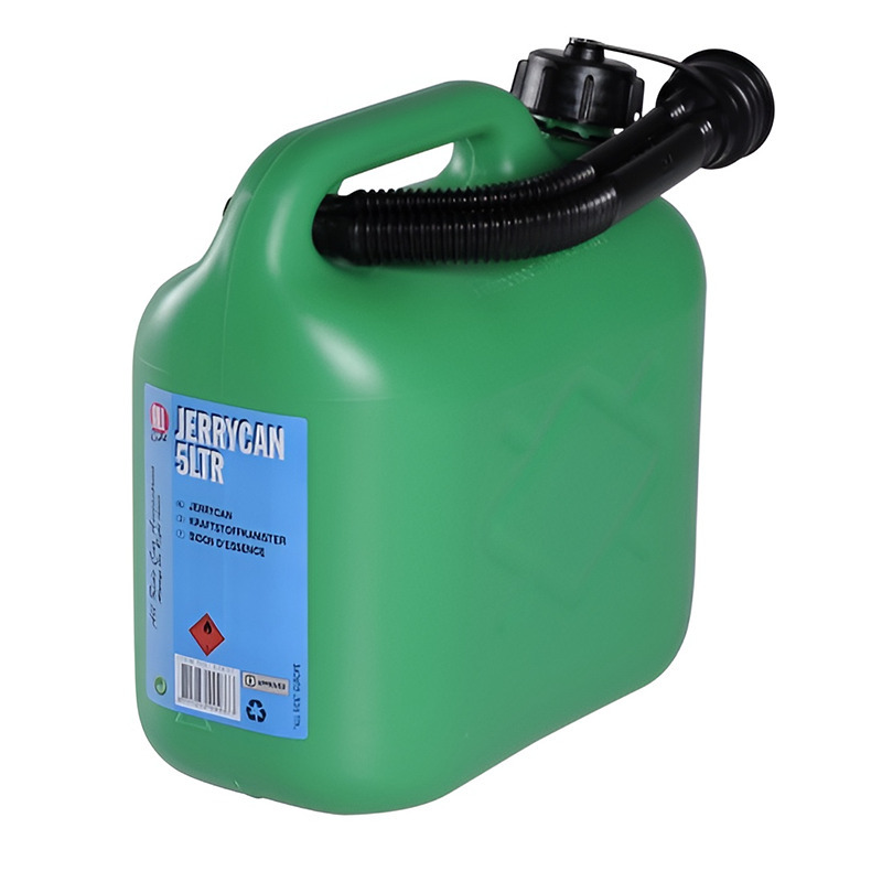 Kunstof benzine jerrycan 5 liter