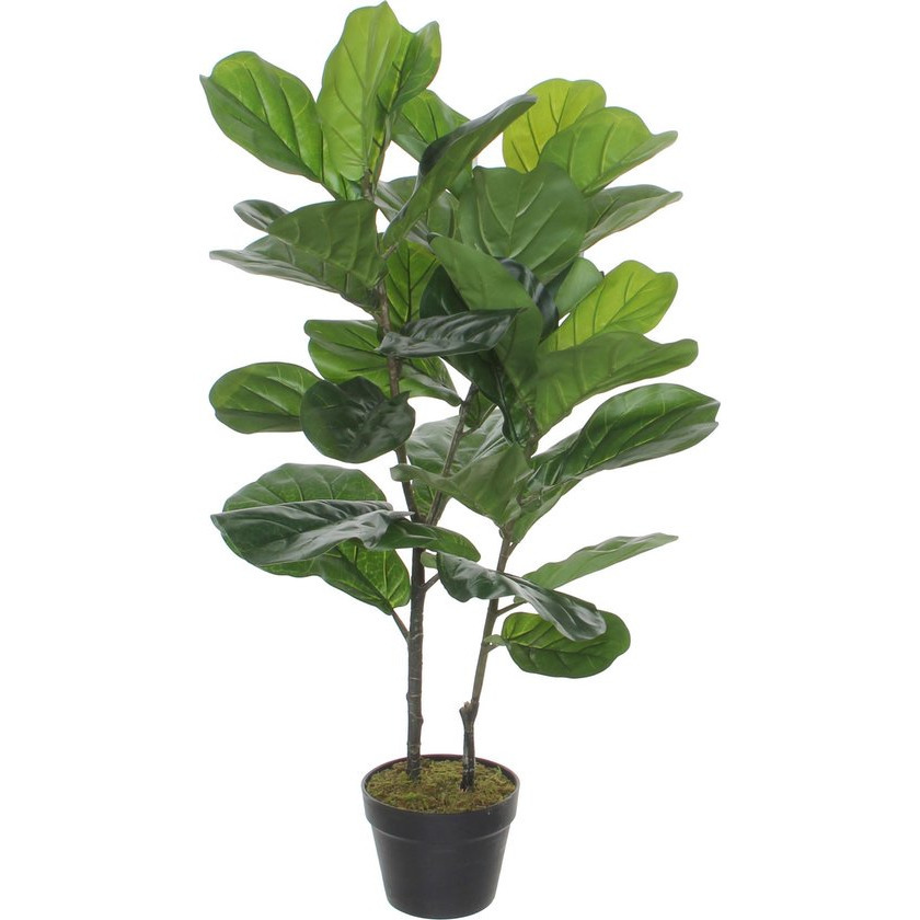 Kunstplant Ficus Lyrata groen 100 cm