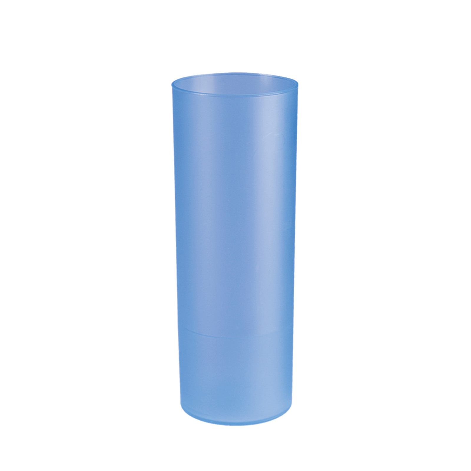 Longdrink glas 6x blauw kunststof 330 ml herbruikbaar
