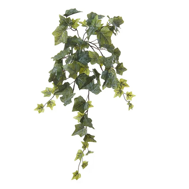 Louis Maes kunstplant met blaadjes hangplant Klimop-hedera groen 58 cm