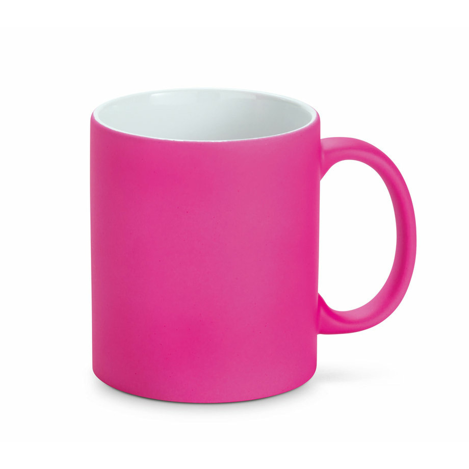 Luxe krijt koffiemok-beker roze keramiek met krijt te beschrijven 350 ml Eigen naam