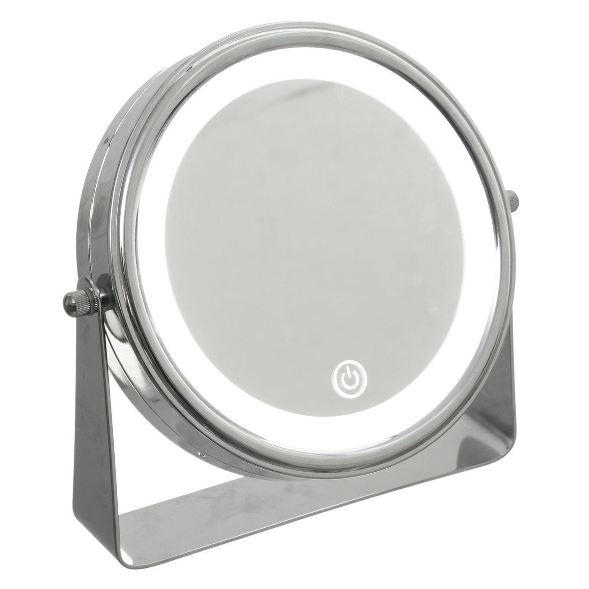 Make-up spiegel-scheerspiegel met LED verlichting op standaard 20 cm