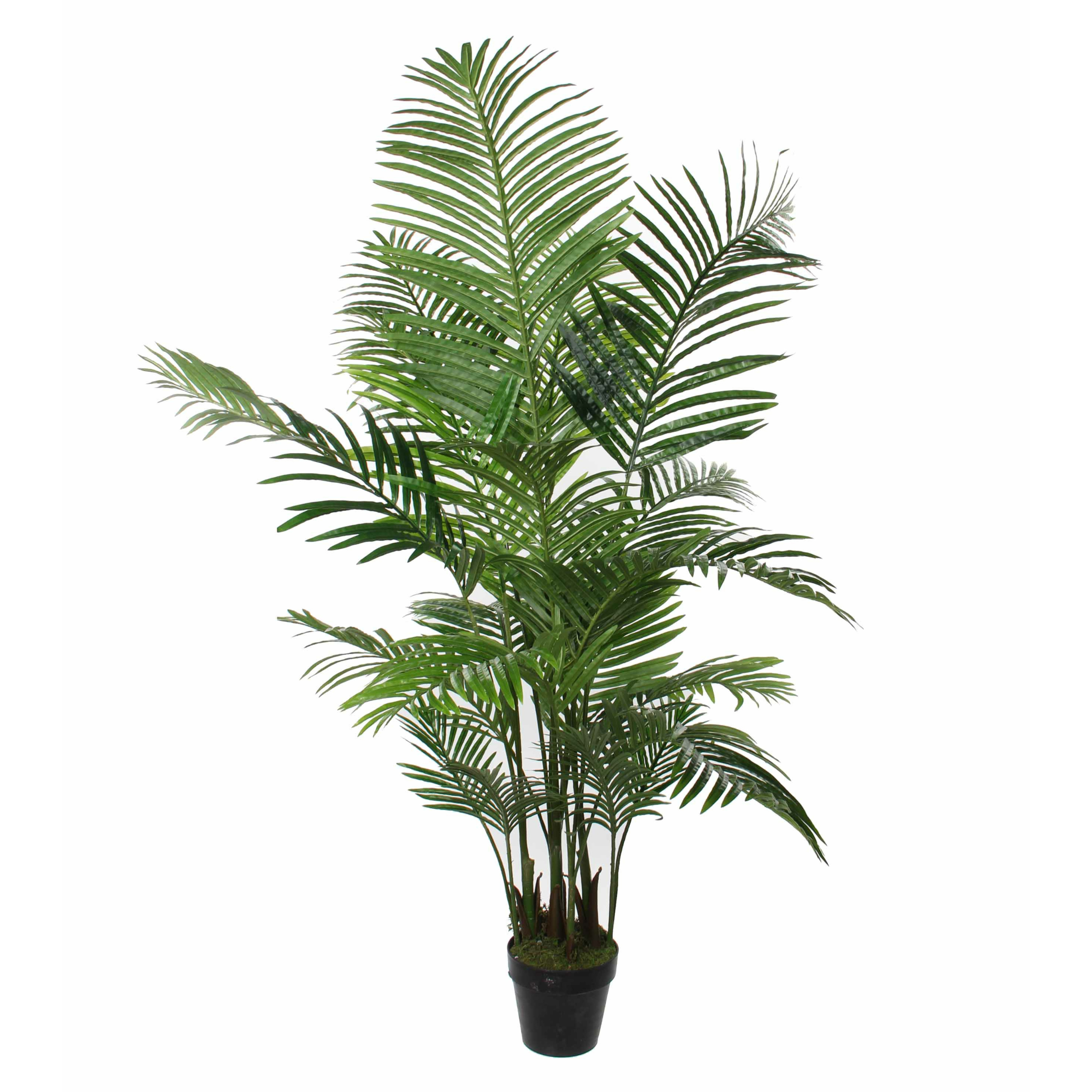 Mica Decorations Palm kunstplant groen H130 x D125 cm