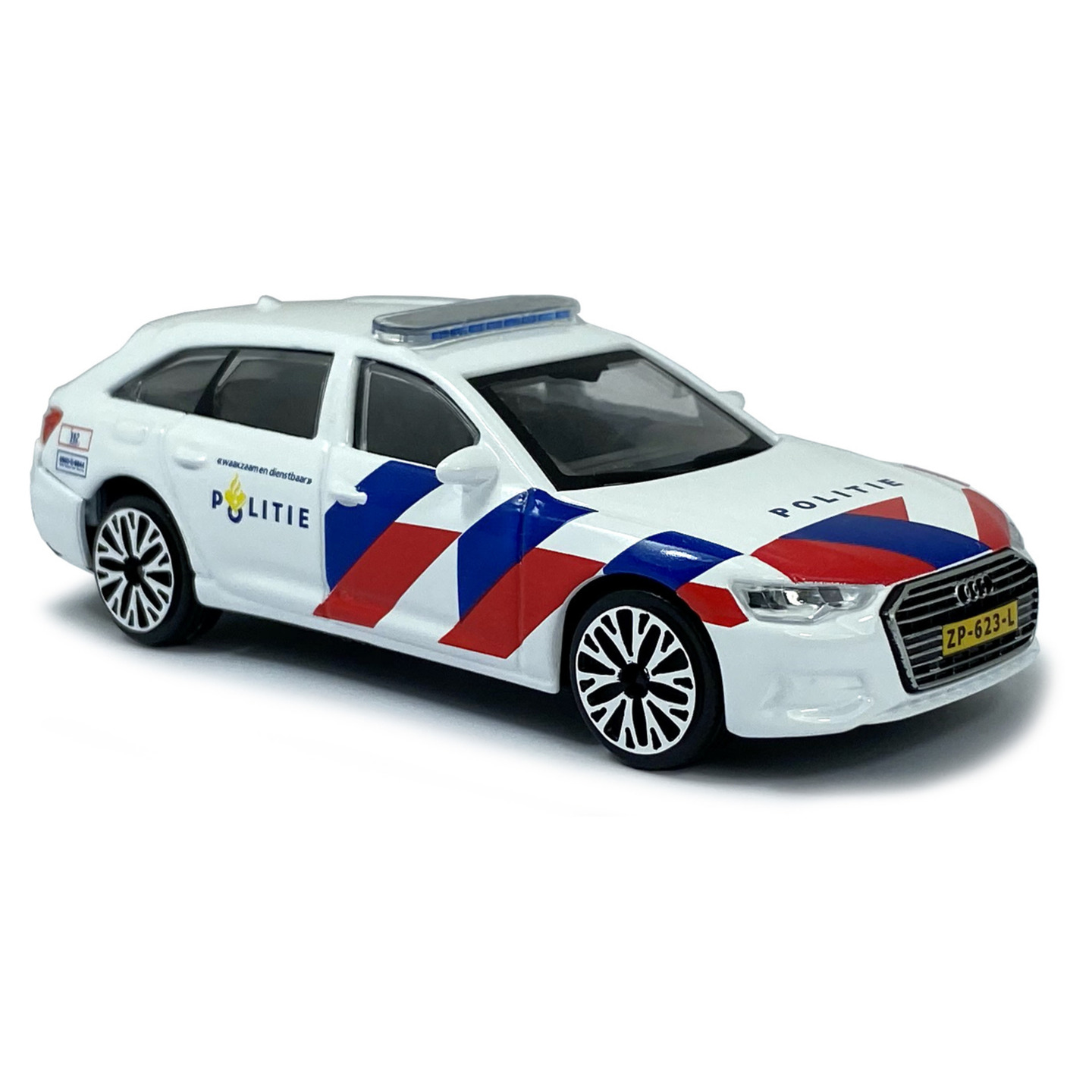 Modelauto Audi A6 Politie Nederland 2019 schaal 1:43-11 x 4 x 3 cm