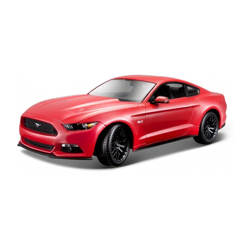 Modelauto Ford Mustang GT 2015 rood schaal 1:18-26 x 10 x 7 cm
