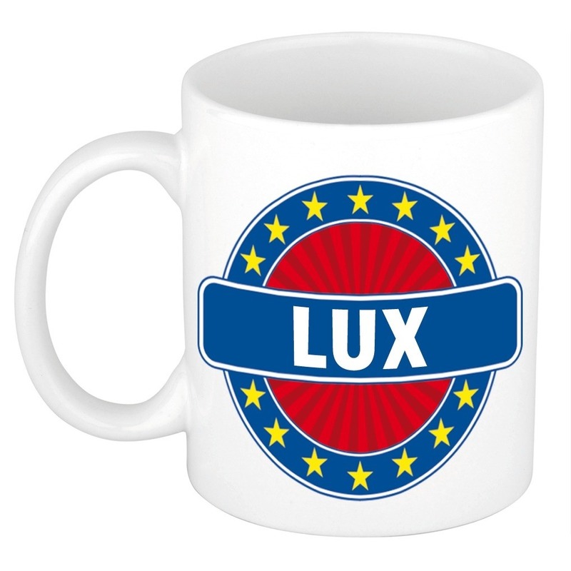 Naamartikelen Lux mok / beker keramiek 300 ml
