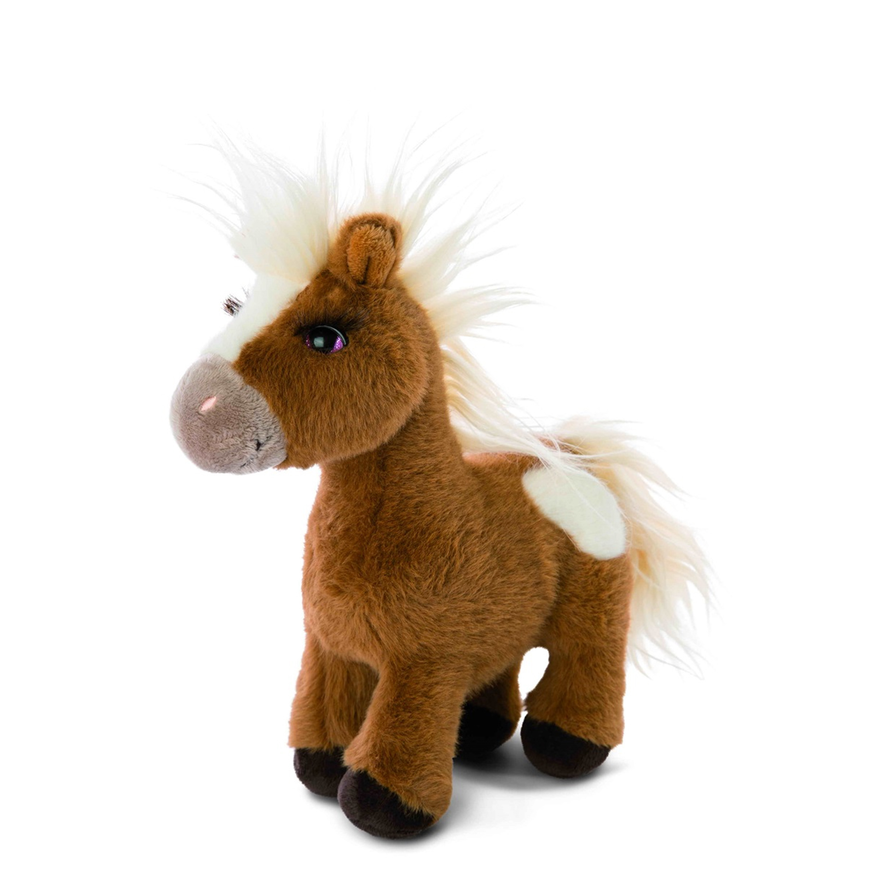 Nici Mystery Hearts Pony-paard Lorenzo pluche knuffel bruin 25 cm