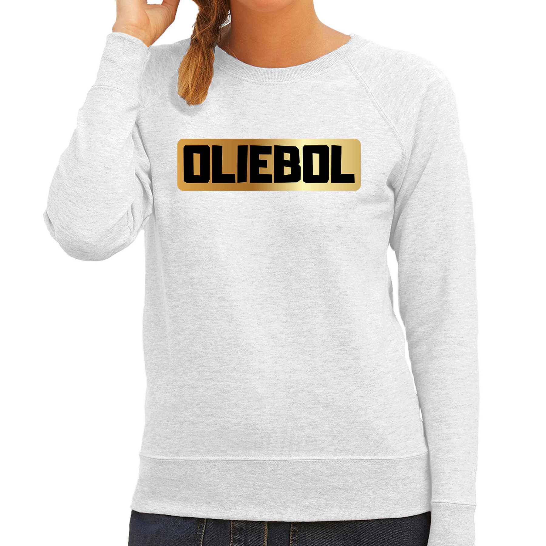 Oliebol foute Oud en Nieuw sweater-kleding voor dames