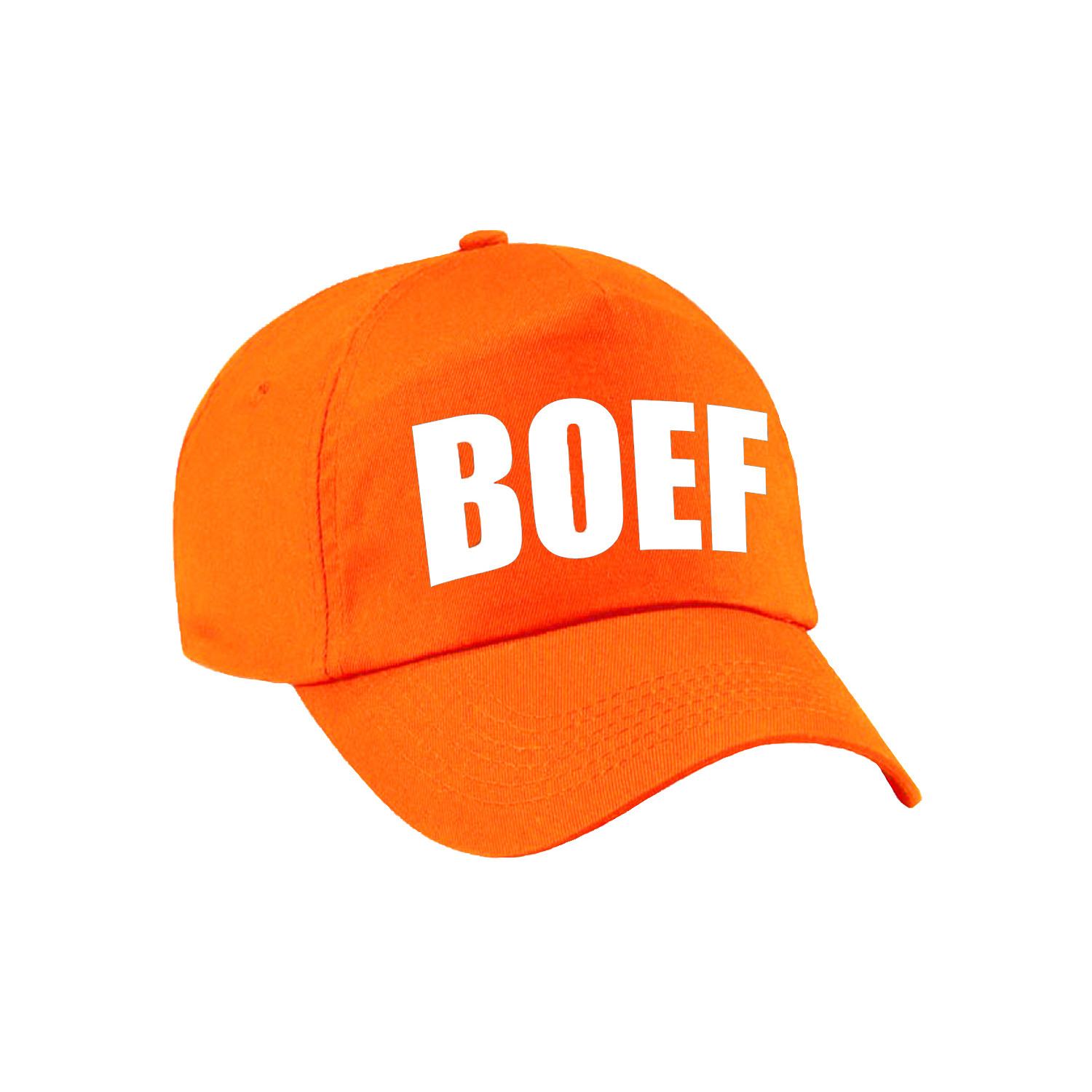Oranje Boef verkleed pet-cap voor kinderen