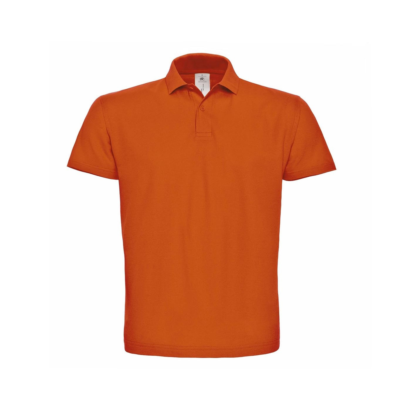 Oranje grote maten poloshirt-polo t-shirt basic van katoen voor heren