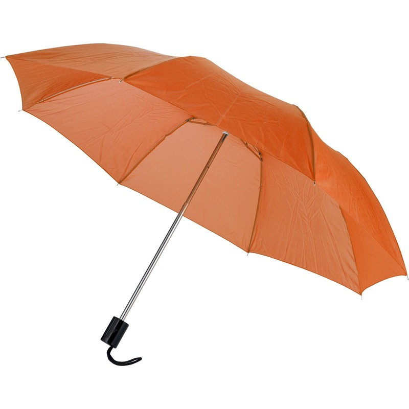 Oranje mini paraplu 35 cm