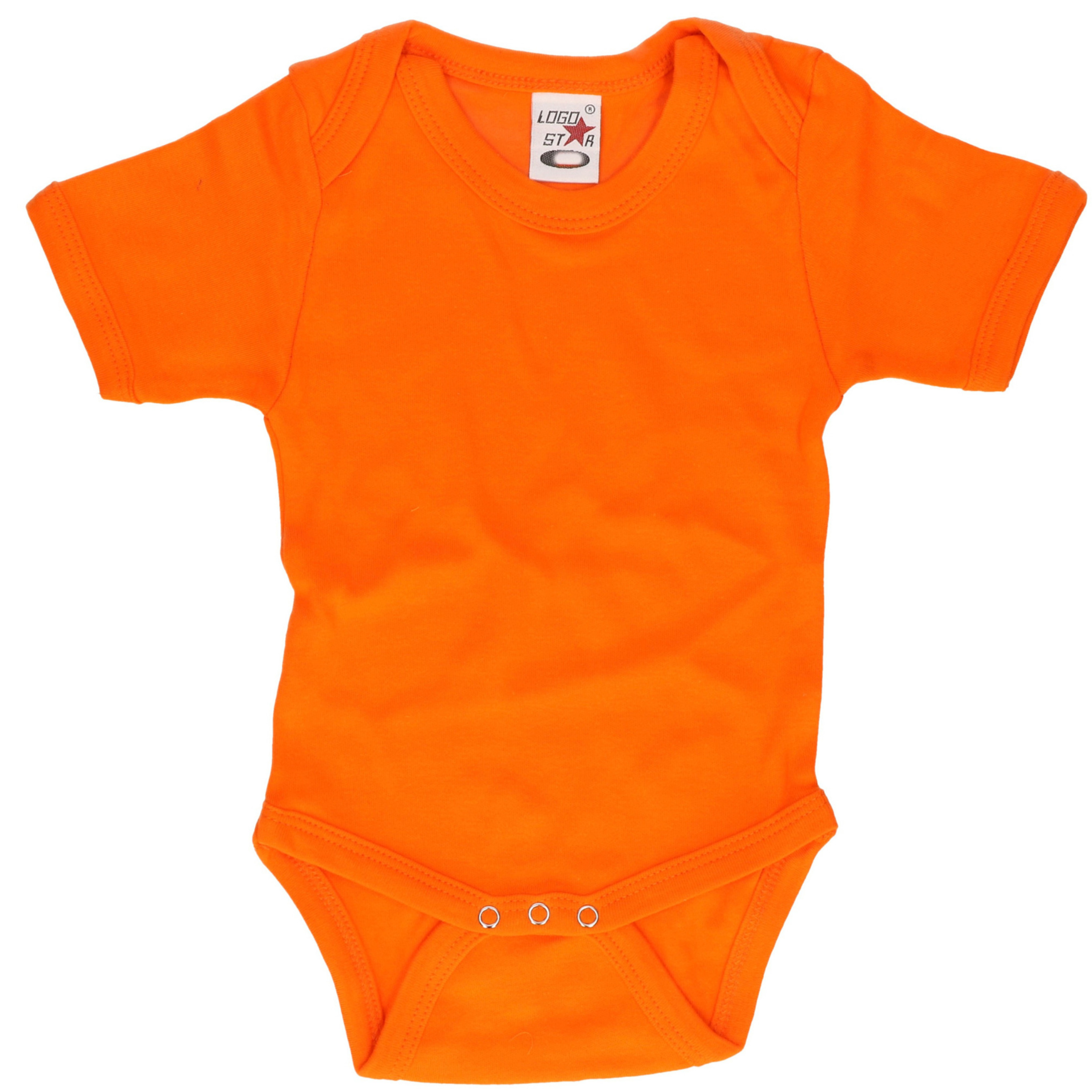 Oranje romper voor babies