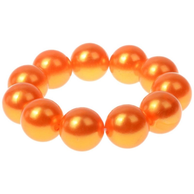 Oranje sieraden armband