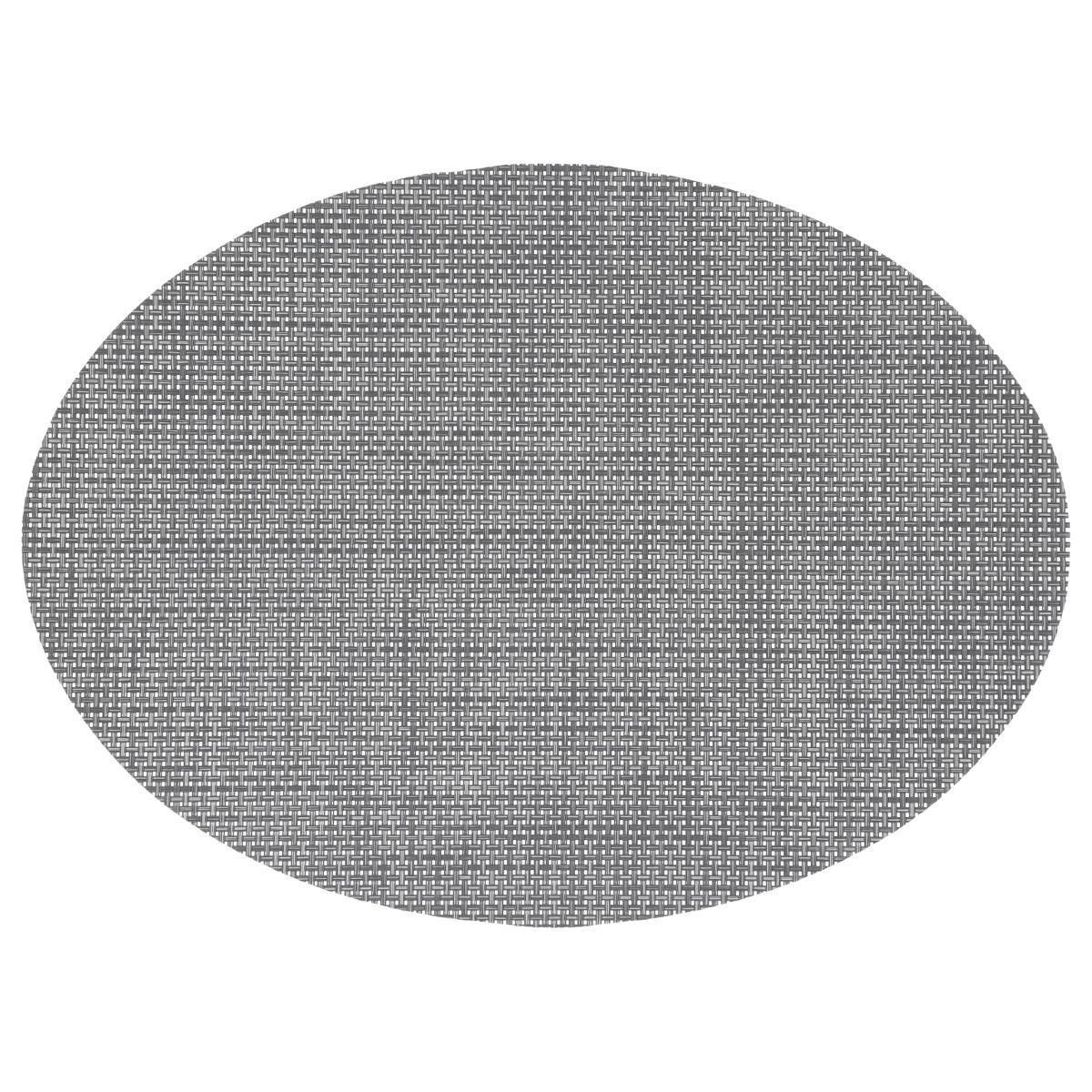 Ovale placemat Maoli taupe kunststof 48 x 35 cm
