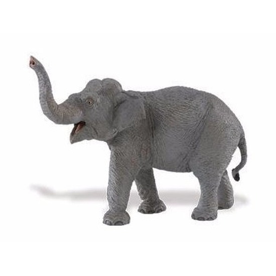 Plastic dieren Aziatisch olifantje 16 cm